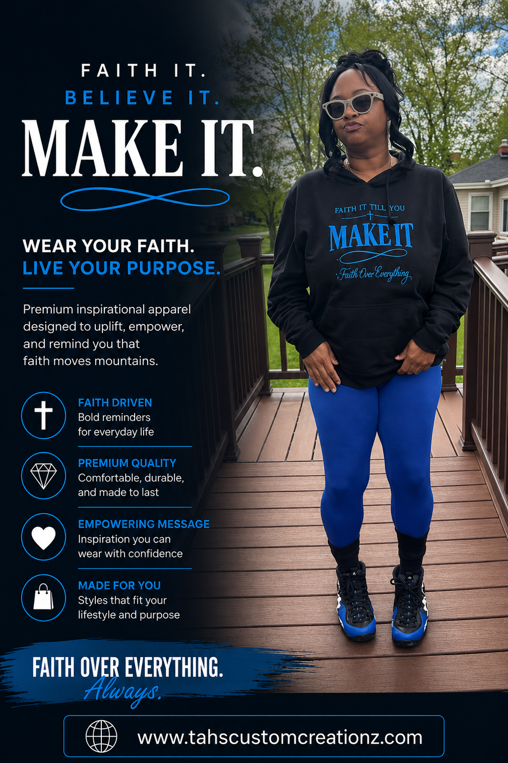 FAITH IT TILL YOU MAKE IT HOODIE